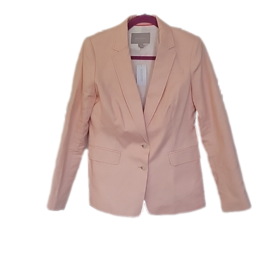 NWT Banana Republic Linen Peach 🍑 Blazer